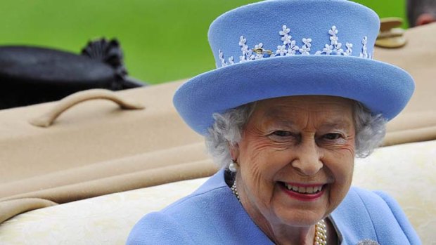 In the money: Queen Elizabeth.