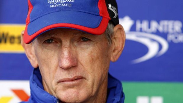 The hot chick: Former Knights and incumbant Broncos coach Wayne Bennett.