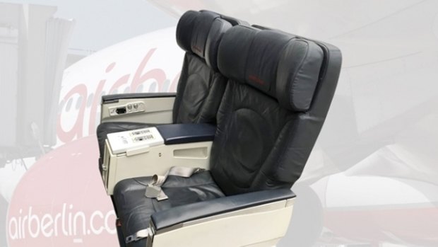 Fancy watching TV from an plane seat? You can buy one from Air Berlin.
