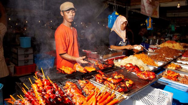 A street-food vendor.