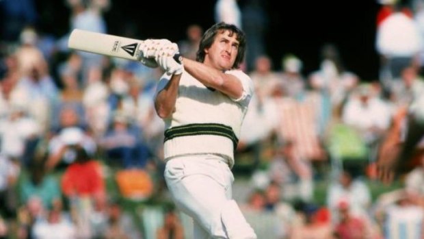 Big hitter: Gary Gilmour in action in England in 1980.