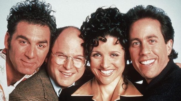 Julia Louis-Dreyfus' breakthrough TV role was as Elaine in <I>Seinfeld</I>.