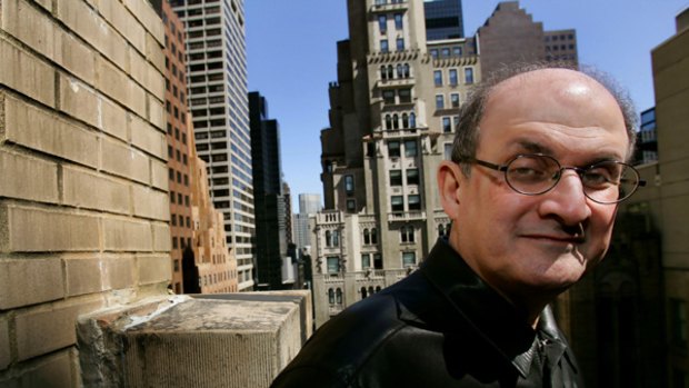 Book nooks ... Salman Rushdie in New York.