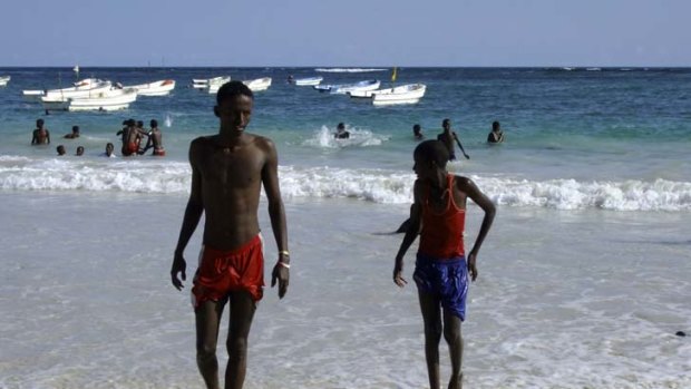 They're back ... for the first time in several years Somalis are returning to Mogadishu's beaches but it is unclear how long the respite will last.