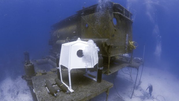 The Aquarius underwater laboratory can accommodate up to six researchers at a time.
