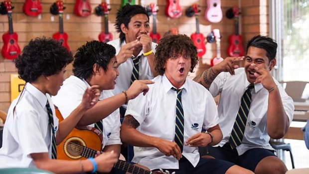 Bringing Jonah back: Chris Lilley's new ABC/BBC/HBO production reprises his role from <eM>Summer Heights High</em>.