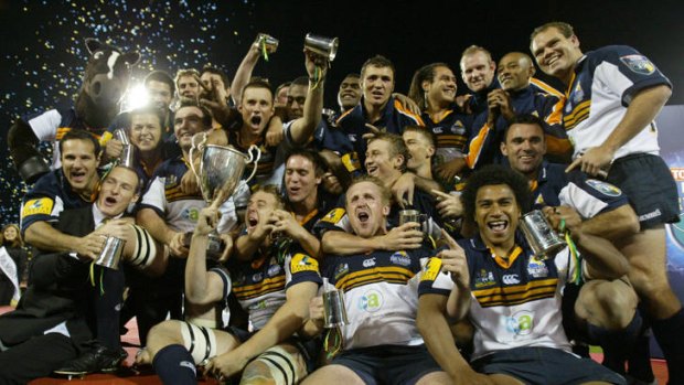 Remember this? It was 2004 when the Brumbies brought home the spoils. History can repeat itself this year.