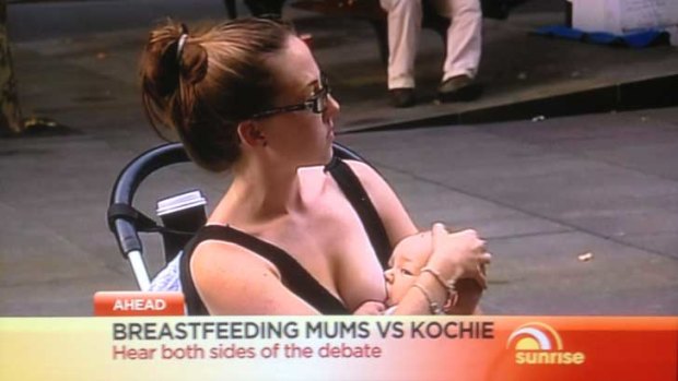 Sunrise's great breast feeding debate