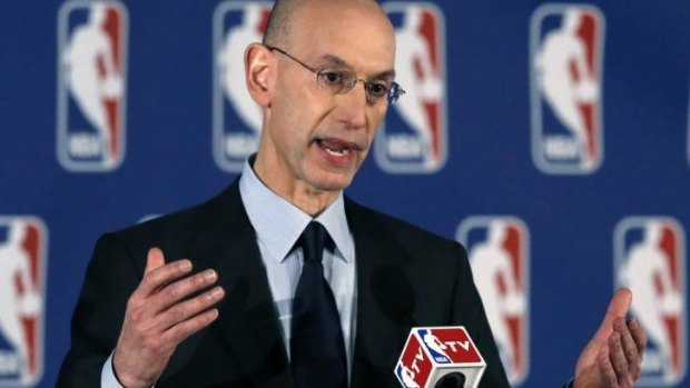 Swift action: NBA Commissioner Adam Silver.