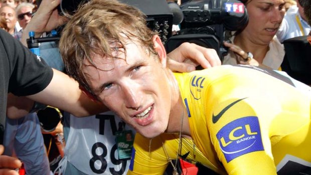 Nothing left in the tank ... Andy Schleck a spent force after Saturday's time trial which cost him the Tour de France.