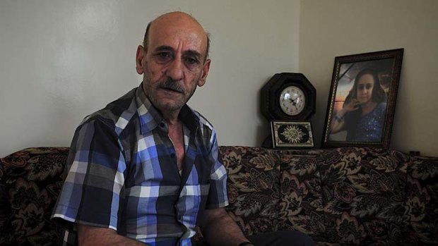 Abdullah Mohammed Awwad, whose daughter was killed.