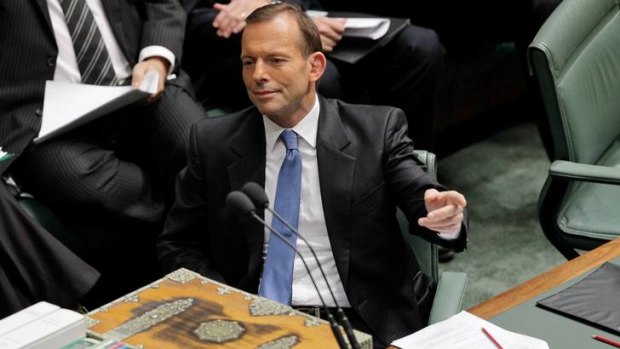 Under fire ... Tony Abbott.