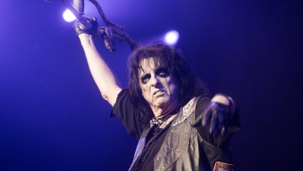 Alice Cooper performed at Perth Arena last month.