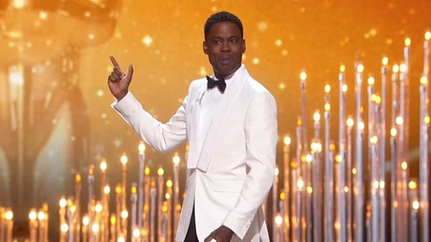 Sharp straight off the bat ... Chris Rock. Photo: Getty Images.