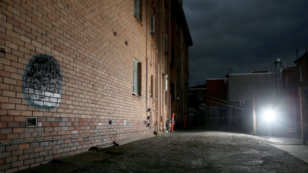 A laneway where Adrian Bayley took one of his victims in Balaclava.
