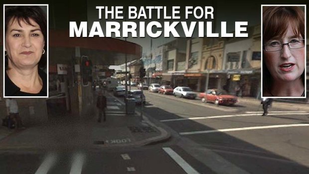 Labor's Carmel Tebbutt faces a real battle in Marrickville to beat back  the Greens'  Fiona Byrne.