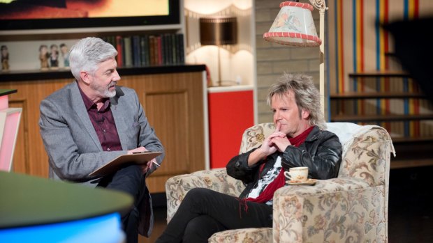 Shaun Micallef and Brian Mannix on <i>Talkin' 'Bout Your Generation</I>.