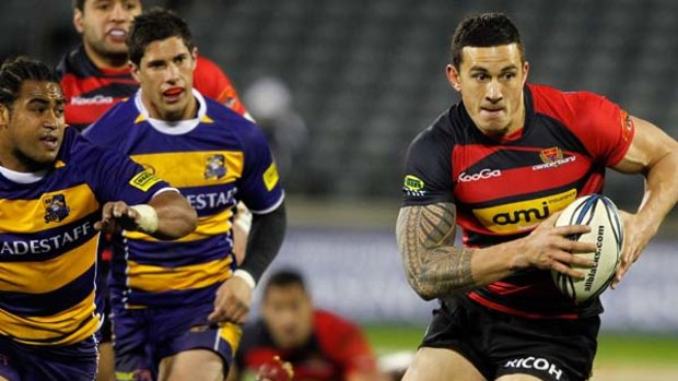 Sonny Bill Williams is set to make his Super Rugby debut against the Waratahs.