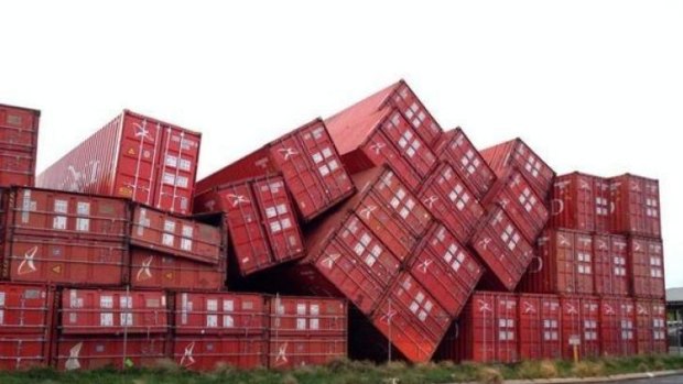 Sea containers were blown around 'like Lego' in Fremantle, according to one Radio 6PR caller.