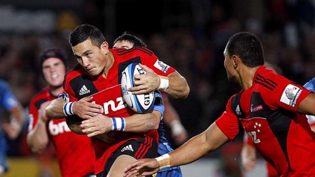 Room to improve? ... Sonny Bill Williams was at his rampaging best against the Bulls.