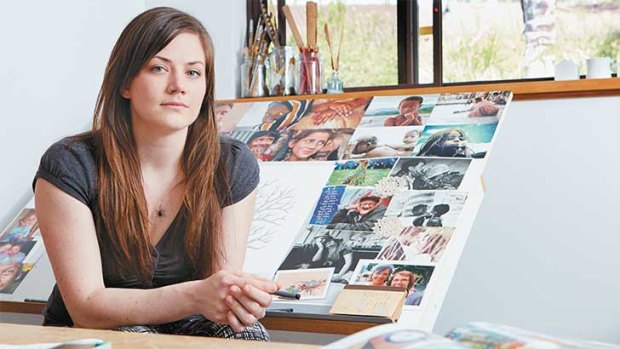 Alexis Keogh in her studio.