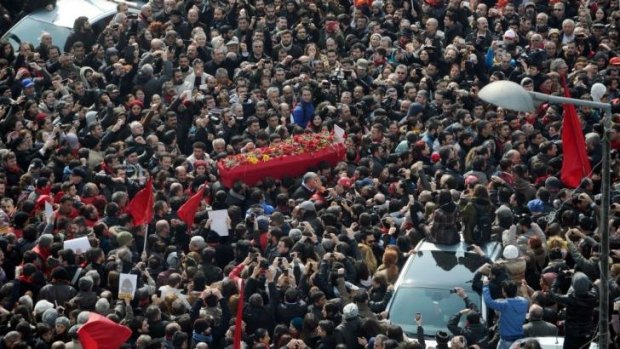 Thousands of people gathered for the funeral of teenager Berkin Elvan on March 12.