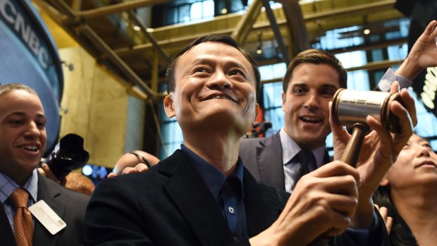 Alibaba's founder and chief executive Jack Ma. 