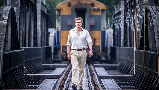 Colin Firth in <em>The Railway Man</em>.