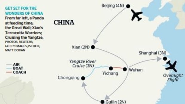 The tour: See China on this exclusive tour by air, boat and coach.