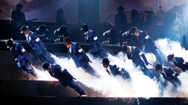 Smooth criminals: A scene from Cirque du Soleil's <i>Michael Jackson: The Immortal World Tour</i>.
