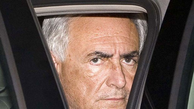 Accused of sexual assault ... Dominique Strauss-Kahn after his arrest in New York.