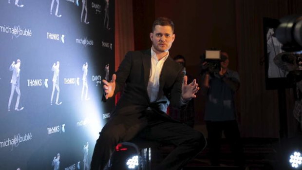 Michael Buble is performing four shows at Allphones Arena.