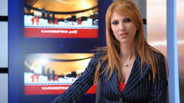 Life in prison: Cypriot TV anchor Elena Skordelli.
