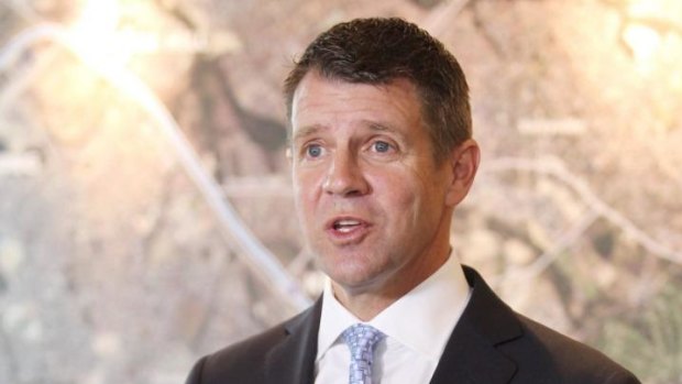 Challenged: NSW Premier Mike Baird is facing vocal opposition to his election funding reforms.