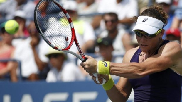 Samantha Stosur held match point before another disappointing exit.