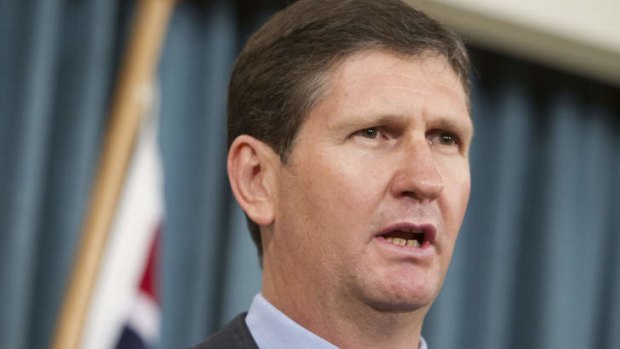 Heath Minister Lawrence Springborg also came in for special mention at the lunch with the Premier saying he is "not afraid to have the important arguments and the important fights".