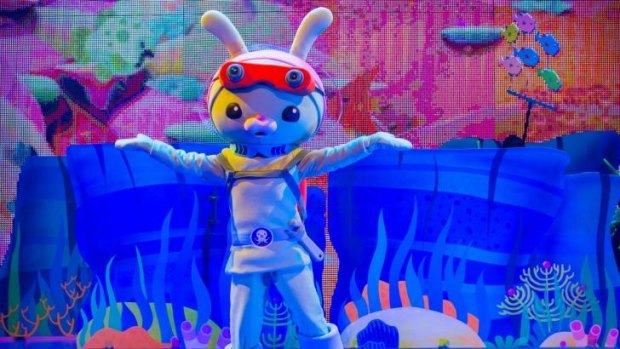 He's all ears: Tweak, the rabbit engineer, from <i>Octonauts Live</i>.