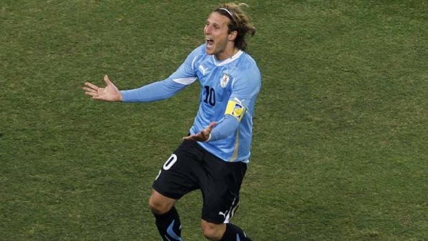 Diego Forlan ... scored Uruguay's equaliser.