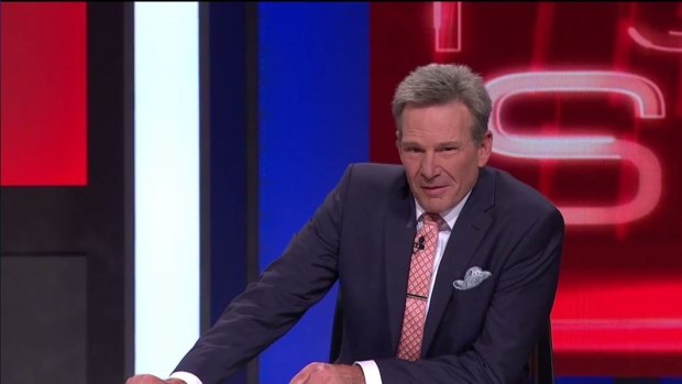 Sam Newman was angered after Patrick Dangerfield described him as 'irrelevant'.