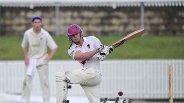 Adam Hewitt saved the day for Wests UC with a six.