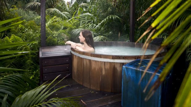 Soak it up: Capella Lodge's hot tub