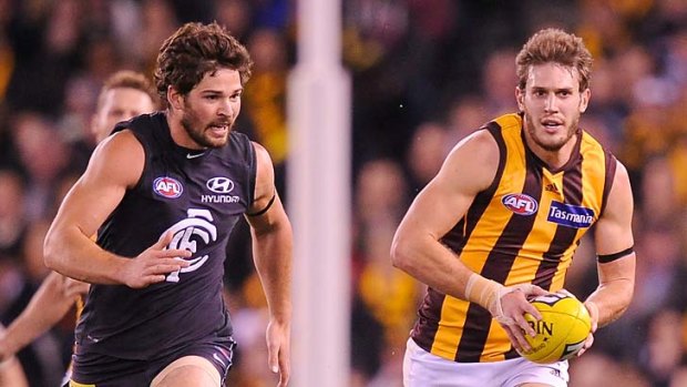 Grant Birchall's appearance in the top ten betrays that Hawthorn likes its half-backline to attack.