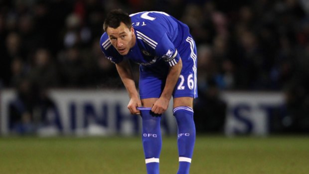 Affair to forget ... John Terry could be finished as England captain.