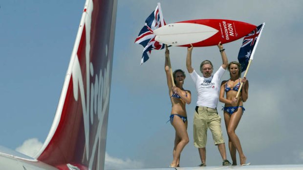 In optimistic times: Virgin Group boss Richard Branson.