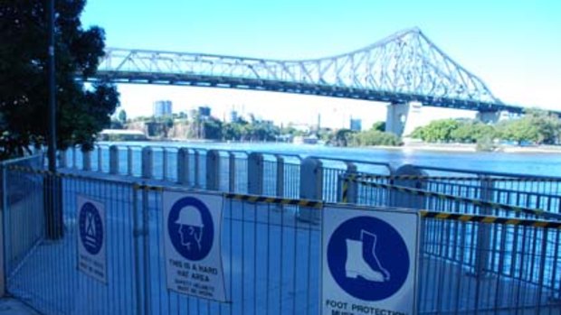 A trouble-plagued stretch of Brisbane's City Reach riverside boardwalk will soon reopen. 