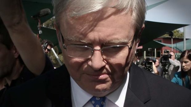 Outgoing Prime Minister Kevin Rudd: a ''destabilising influence''.
