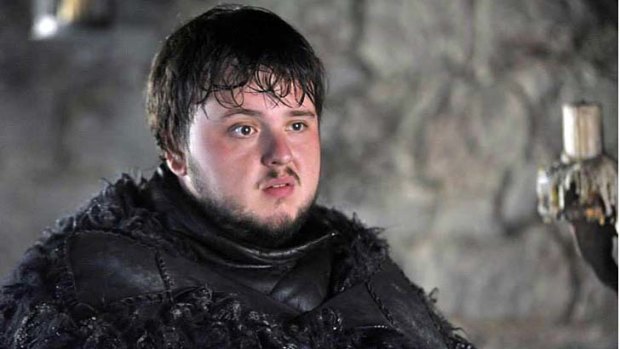 Heroic and heavy: Samwell Tarly from <i>Games of Thrones</i>.