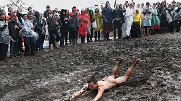 Meredith Music Festival's naked race got messy in 2008.