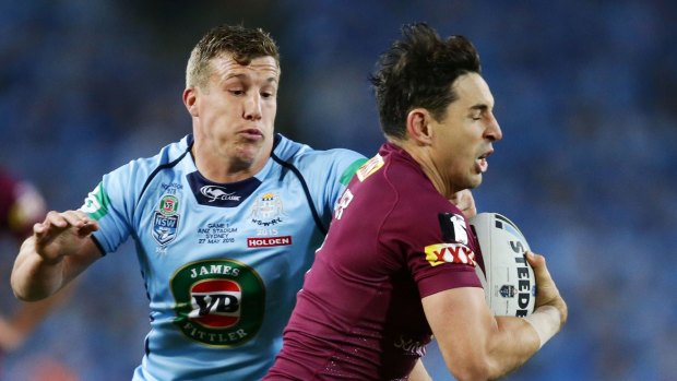 Ruled out: Billy Slater will take no part in Melbourne's clash with the Roosters but is expected to be fit for the second Origin match in Melbourne.