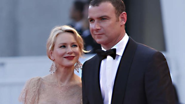 High expectations ... Actress Naomi Watts, pictured with husband Liev Schreiber, initially turned down the role.